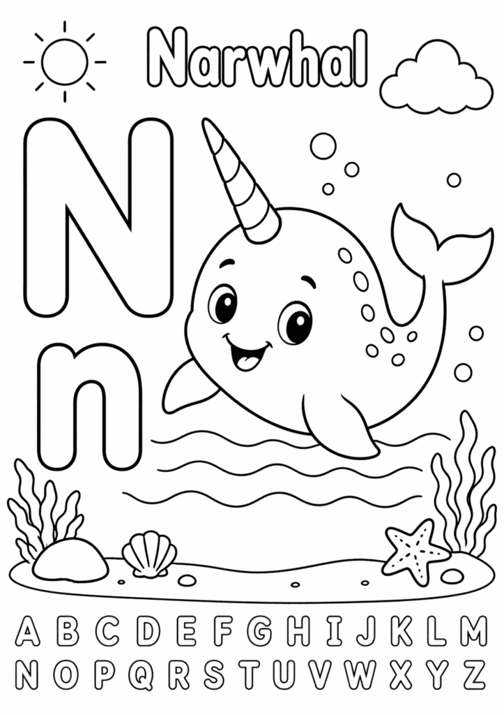 letter o owl coloring page for toddlers simple